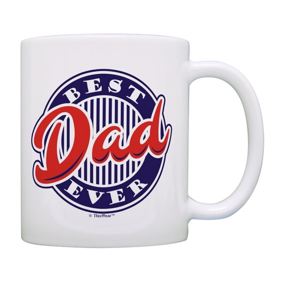 ThisWear Fathers Day Mug Best Dad Ever Cup Best Dad Mug Coffee Mug
