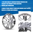 thumbnail image 3 of (4 Pack)15 inch Universal Wheel Rim Cover Hubcaps Snap on Car Truck Fit R15 Tire-Chrome, 3 of 9