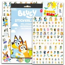 Bluey Potty Training Stickers Set - Bundle with Over 295 Reward Stickers for Toddlers Plus Door Hanger | Bluey Stickers Party Favors