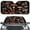 Mushroom Leaf, variant on Xoenoiee Mushroom Leaf Pattern Car Windshield Sun Shade, Foldable Car Sunshade Cover UV Block Car Front Window Heat Insulation Protection Auto Windshield Covers Universal Fit for Truck Sedan SUV