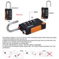 thumbnail image 3 of APODESS 3 Pcs 4 Digit Combination Locks, Resettable Sport Padlock, Multifunctional Waterproof Password Padlock for Gym, Fence, Staff Locker, 3 of 9