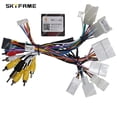 thumbnail image 1 of SKYFAME Car 16pin Wiring Harness Adapter Canbus Box Decoder Android Power Cable For Subaru Forester XV WRX Levorg Outback, 1 of 1
