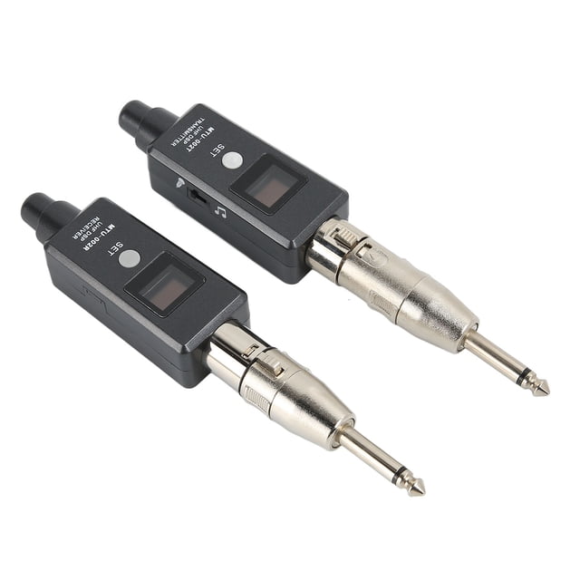 Transmisor y receptor inalámbrico de micrófono NikouMX Adaptador de micrófono inalámbrico XLR