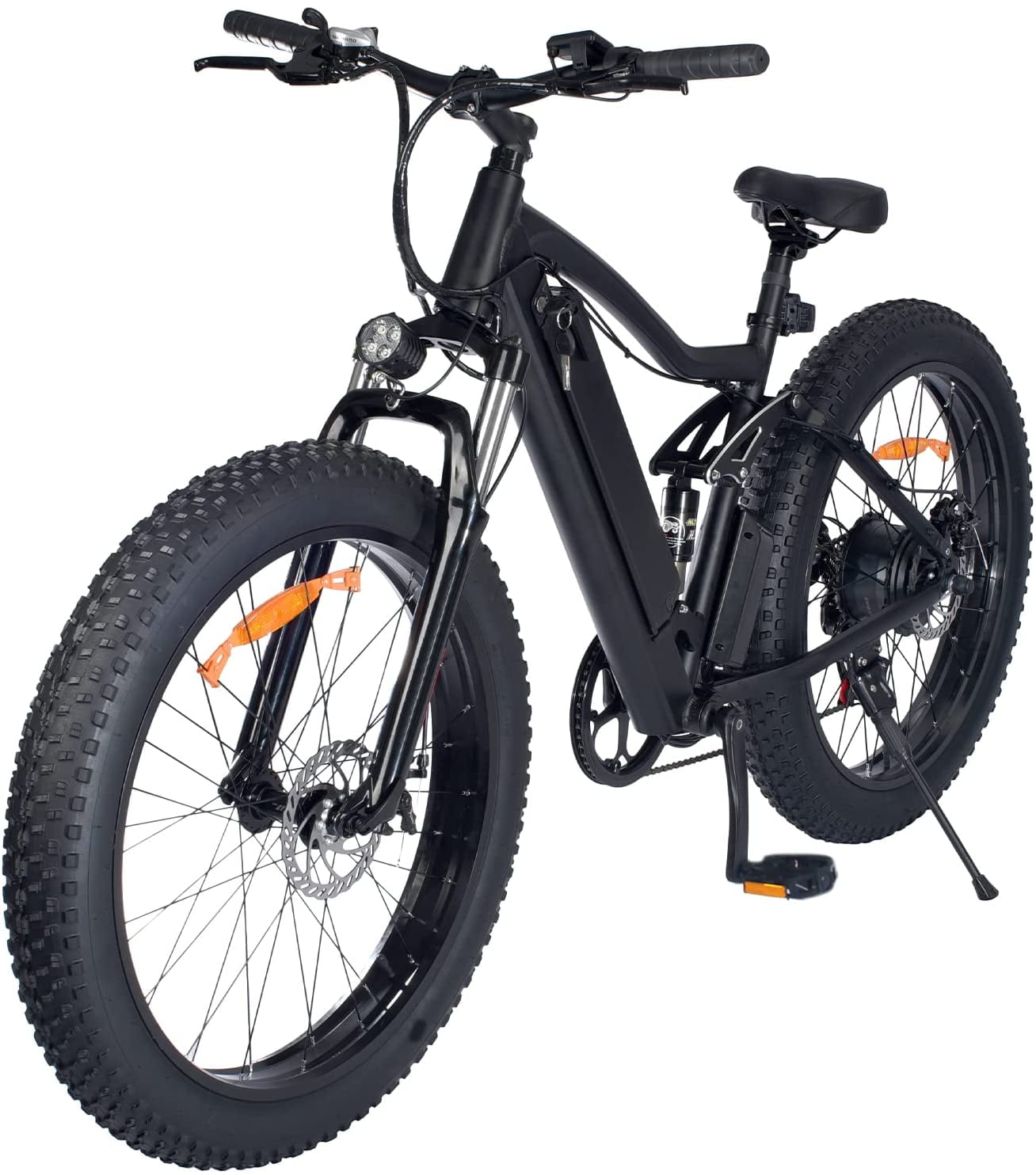 HITWAY 26" Fat Tire Electric Bike, 500W/48V/10AH Removable Battery