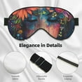 thumbnail image 3 of Uemuo Bohemian Colorful Flower Woman Pattern Sleep Eye Mask - Light Blocking Sleep Mask Blocking Out Light Perfectly, Soft and Comfortable Night Eye Mask, Eye Blinder, 3 of 7