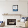thumbnail image 3 of Stupell Industries Sailboat in Ocean Waves Transportation Painting Black Floater Framed Art Print Wall Art, 17 x 21, 3 of 10