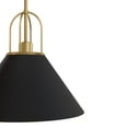 thumbnail image 6 of Hunter - Carrington Isle 1-light Matte Black, Medium Size Pendant Light, Dimmable, Casual Style, Cone Shaped, for Bedrooms, Dining, Living Rooms - 13165, 6 of 9