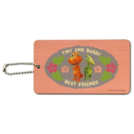 Tiny Buddy Best Friends BFF Dinosaur Train Wood Luggage Card Suitcase Carry-On ID