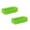 Green-2Pcs, variant on Fence Shaped Planter Box for Outdoor Plants, 12.6"x6.3"x4.1" Rectangular Plastic Flowerpot, Window Box Planter for Balcony Vegetable Succulent Gardening, Fencing Railing Decoration