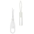 thumbnail image 1 of Milisten 2pcs Button Hook Tool Dressing Aid Acrylic White for Leisure Vacation, 1 of 5