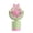 Light Green, variant on Cute Bunny Ear Mini Desk Fan Adjustable Angle USB Rechargeable Portable Table Cooling Personal Small Fan for Bedroom Office,Mint Green