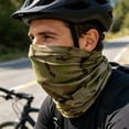 thumbnail image 5 of 25x42 cm Camouflage Face Covering, Tactical Seamless Neck Gaiter Bands, Plain Solid Sunscreen Breathable Balaclava Balaclavas, Motor Riding Fishing Helmet Liner Sports Headscarf with UV Protection, 5 of 6