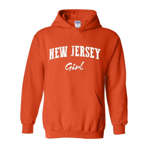IWPF Unisex New Jersey Girl Hoodie Sweatshirt
