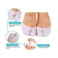 thumbnail image 2 of Topboutique Gel Toe Caps Topper Silicone Cover Protector Sleeve Big Toe Protection Cushion for Ball of Foot Ballet Pointe Cap, 2 of 8