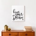 thumbnail image 4 of Creative Products Live Your Dream 11 x 14 Canvas Wall Art, 4 of 5