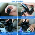 thumbnail image 4 of 2 in 1 Car Cup Holder Car Phone Mount Automotive Drink Holder with 360° Rotating Gooseneck Phone Mount Adjustable Base Fit for Most Phones Cups Vehicles, 4 of 5