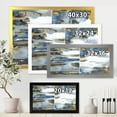 thumbnail image 4 of Designart 'Gold and Dark Blue Abstract Waves III' Modern Framed Art Print, 4 of 4