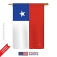 thumbnail image 2 of Breeze Decor 08154 Chile 2-Sided Vertical Impression House Flag - 28 x 40 in., 2 of 4