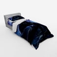 thumbnail image 3 of Ambesonne Fantasy Bedding Set 4 Pcs, Surreal Werewolf Eyes, Queen, Purple Blue, 3 of 3