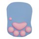 thumbnail image 1 of Alfombrilla de ratón con diseño de pata de gatito, con respaldo antideslizante para la muñeca, cómoda para el escritorio Azul, 1 of 9