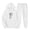 White, variant on ibuvkizy Women Two Piece Outfits Sets Fall!Men's and Women's Sports Tracksuits Long Sleeve Pullover Hoodies Sweatshirt Loose Coat and Sweatpants Fall Winter Suit Black,S