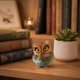 thumbnail image 5 of HWRETIE Owl Mini Ornaments,Crystal Gravel Craft,Home & Car Decor Gift Souvenir, 5 of 7