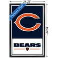 thumbnail image 2 of NFL Chicago Bears - Logo 21 Wall Poster, 22.375" x 34" Framed, 2 of 4