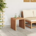 thumbnail image 3 of vidaXL Garden Side Table Brown 45 x 42.5 x 45 cm Solid teak wood, 3 of 5