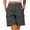 Gray women cargo shorts with pockets a1, variant on Women Elastic Waist Cargo Shorts with Pockets Casual Solid Basic Bermuda Pants Travel Hiking Summer Outdoor Trousers for Ladies, White XL