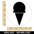 thumbnail image 2 of Ice Cream Cone Silhouette Rubber Stamp for Scrapbooking Crafting Stamping - Large 1-1/4 Inch, 2 of 7