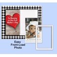 thumbnail image 4 of A Mamá En Nuestro Primer Marco De Fotos Del Día De La Madre | Capacidad Para Fotos De 3,5 X 5 | Decoración De Guardería Para Niño O Niña | Cuadros De Búfalo Blanco Y Negro - Ribete Blanco, 4 of 5