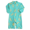 thumbnail image 1 of Baby Girl One Swimsuit Sunsuit with Full-Length Zipper UPF 50+ Sun Protection Infant Swimwear, 1 of 7