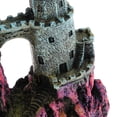 thumbnail image 3 of Adornos Para Acuarios Decoraciones De s Castillo Cueva Resina - 2 23.5x10x25cm rojo Yotijar Castillo de resina, 3 of 8