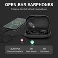 thumbnail image 5 of xjwjuw SP30 Bluetooth Earbuds with Rotating Hook, Conduction Sound Technology, Noise-Cancelling, Long Battery Life, Secure Fit, Running, Cycling, Gym, Outdoor Sports, Travel, 5 of 7