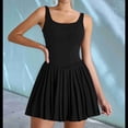 thumbnail image 3 of Falda Plisada para Yoga, Correr, Fitness, Tenis, Color Negro, Talla M, 3 of 7