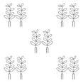 thumbnail image 2 of Destyer 2pieces Plant Climbing Made Easy Stackable Green Squares For Graceful Growth black Sharp tail style,2 sets 5Set, 2 of 6