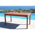 thumbnail image 3 of Vifah Malibu Outdoor Balthazar Rectangular Table, 3 of 7
