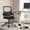 Black, variant on MAYEERTY Ergonomic Mid-Back Office Chair, Lumbar Support Rocking Mode Fixed Armrest