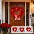 thumbnail image 7 of Steadline Valentines Day Heart Shaped Garland Wedding Party Festival Hanging Decor Preserved Flower Home Decoration Romantic Atmosphere Christmas New Year Decoration, 7 of 7