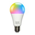 thumbnail image 1 of Bombilla inteligente RGBCW WiFi Compatible con el Control del teléfono de la aplicación Bluetooth, decorativo Multicolor y Dimmable 9w_60mm Sunnimix bombilla inteligente de control de voz, 1 of 8