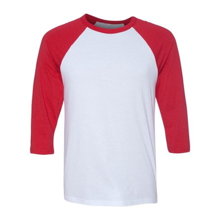 BELLA + CANVAS T-Shirt de Baseball Unisexe à Manches Trois-Quarts 3200C