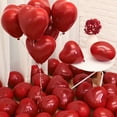 thumbnail image 6 of 30-Pack Romantic Red & Pink Heart Balloon Set | Emulsion Material, Perfect for Valentine's Day, Wedding, Birthday, Engagement, Anniversary, Halloween, Christmas Decorations, 6 of 6