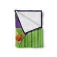 thumbnail image 2 of Colorful Soft Flannel Fleece Throw Blanket, Modern Various Fractal Floral Leaves and Branch Vibrant Stripes Fantasy Artwork, Cozy Plush for Indoor and Outdoor Use, 50" x 70", Multicolor, by Ambesonne, 2 of 6