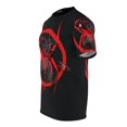 thumbnail image 4 of Miles Morales Unisex Cut & Sew Black Tee (AOP), 4 of 7