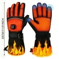 thumbnail image 3 of Heated Gloves, 5V 6000Mah Rechargeable Heated Gloves for Men Women, Waterproof & Upgrade Non-Slip Electric Heating Glove for Motorcycling, Hunting, Skiing, Outdoor Work(1 * Gloves, 2Pcs Battery Box), 3 of 7