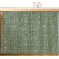 thumbnail image 2 of Dark Green Small Cabinet Curtains 10"W x 11"L, Farmhouse Vintage Green Solid Color Modern Sink Skirt Dust-Proof Short Curtain for Bathroom Vanity Storage Cubby Desk, Self Adhesive Privacy Drapes, 2 of 9