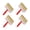 180, variant on 4 Pack Wall and Deck Stain Brushes with Ferrules Convenient Accessory for Solvent Base Paints Finishes Use