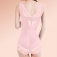 thumbnail image 4 of FUNUONY Shapewear for Women Tummy Control 2025 Trendy Women's Summer Buckle Ice Silk Abdominal Corset Body Shaping Body Thin Female Shape Jumpsuit Pink Xl, 4 of 5