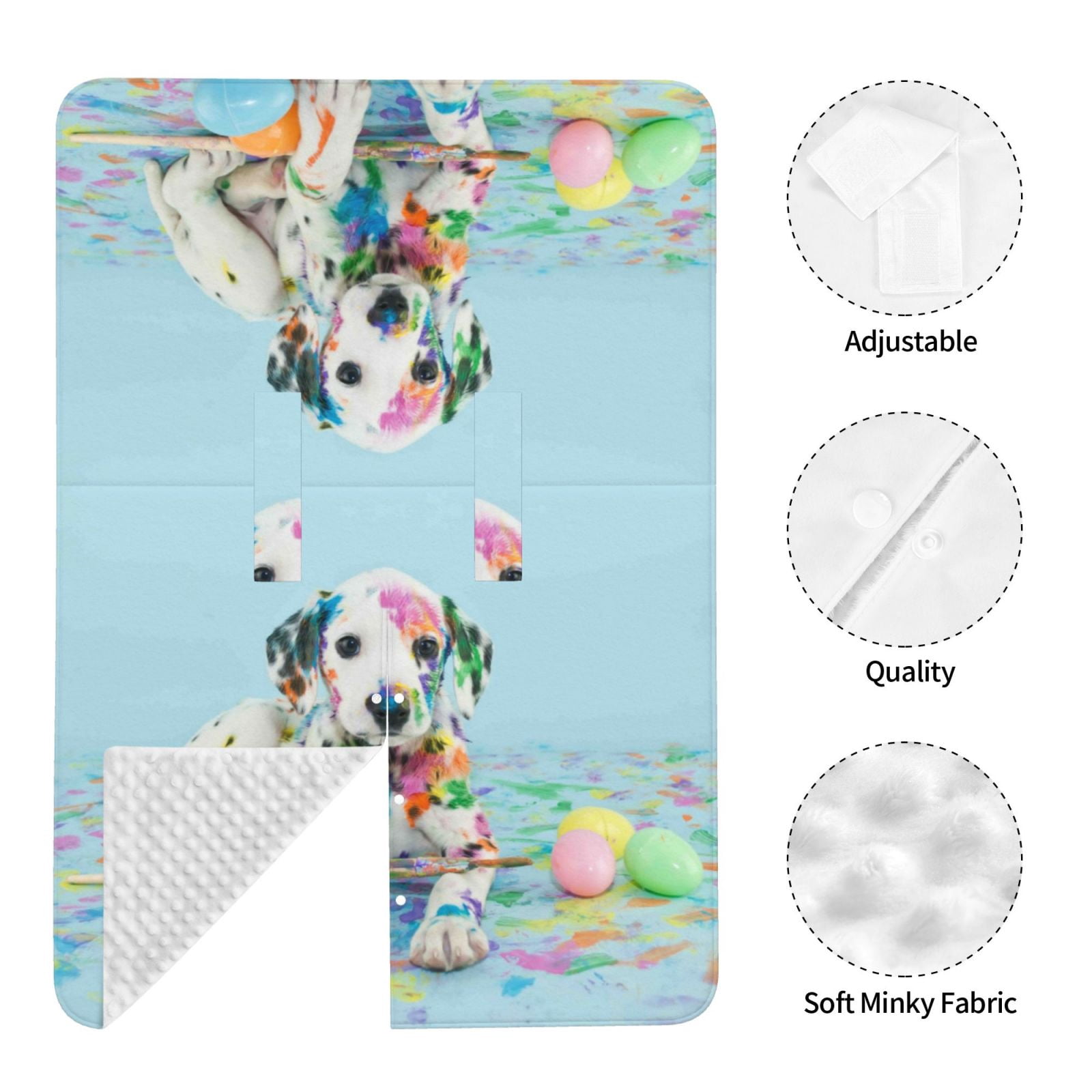 Car Seat Cover Baby - Little Dalmatian Puppy Breathable Infant Car Seat Cover for Baby Carseat, Lightweight Comfort Baby Essentials Must Haves Newborn Stuff for Girl Boy