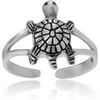 Women's Sterling Silver Turtle Fashion Toe Ring
